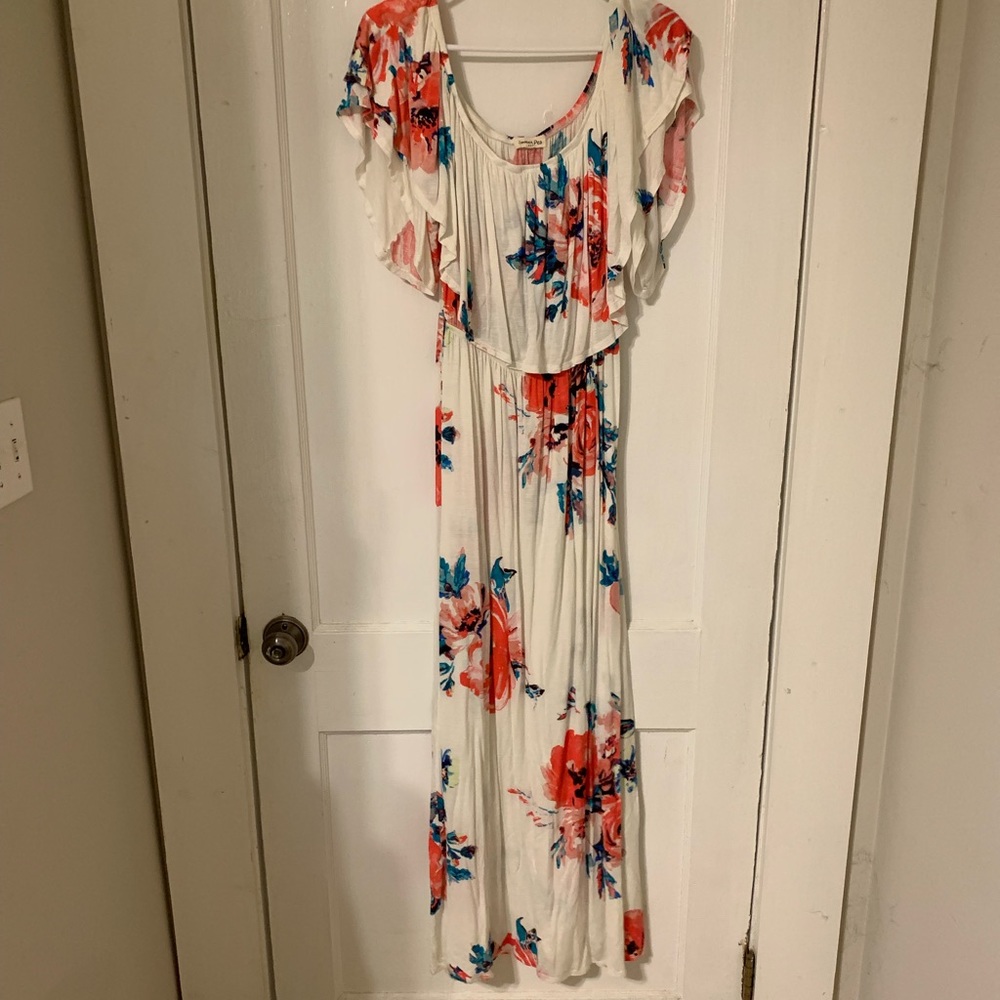 Off Should Sweet Pea Maxi Dress